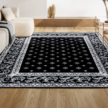 Acanthus French Border Area Rug